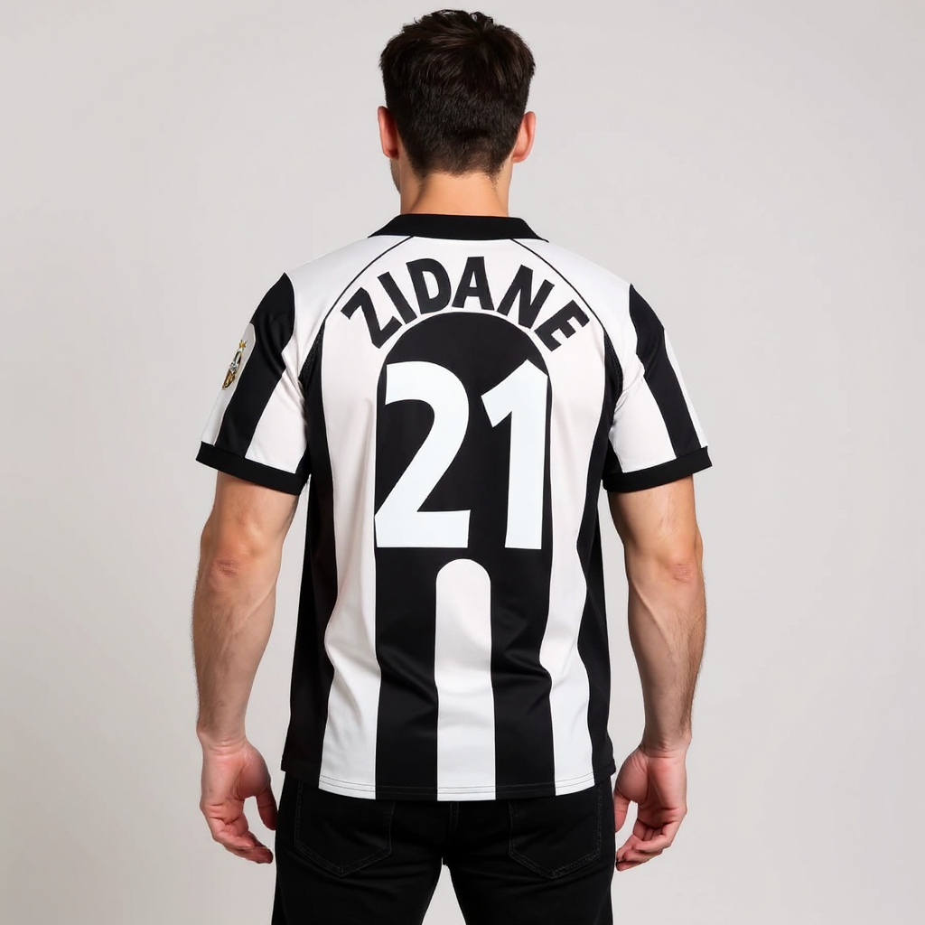 Zidane #21 Juventus Home Retro Jersey 1997/98