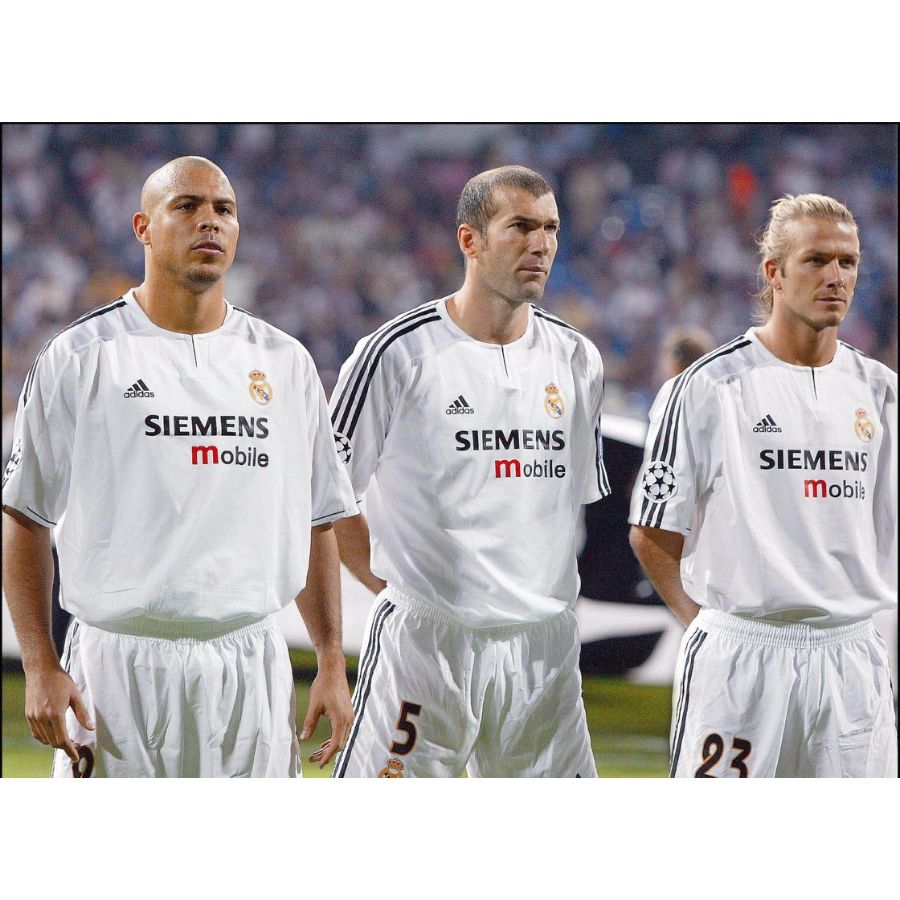 Zidane #5 Real Madrid Home Retro Jersey 2003/04